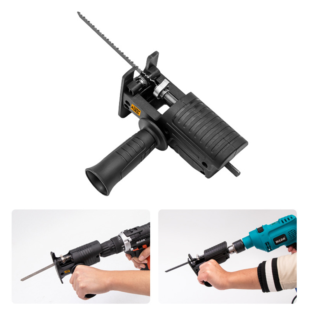 Reciprocating Saw Attachment Drill - Tragbarer Säbelsägenadapter, multifunktionales elektrisches Bohrwerkzeug, modifizierter