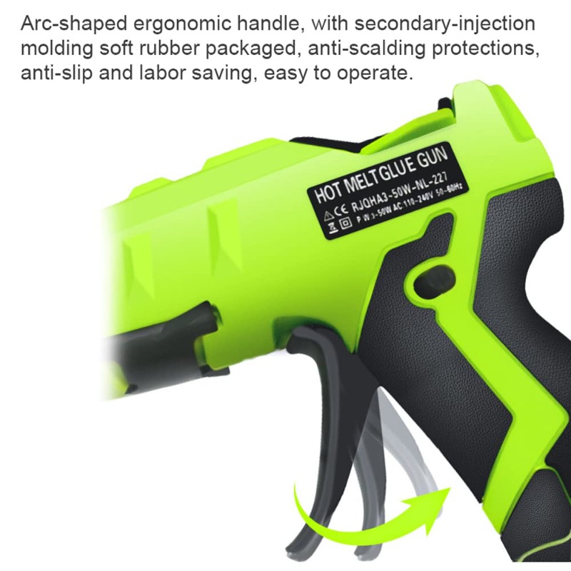 Hot Melt Glue Gun Cordless - HAKSINKY DIY Heißschmelz-Schweißgerät, kabellose elektrische Heißklebepistole