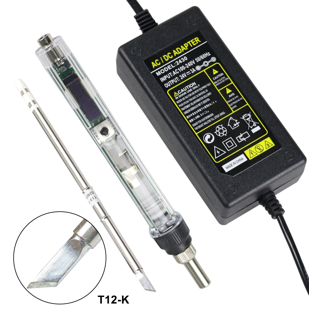 Digital Soldering Station T12 - T12 Elektrische Lötkolben Kit DC 12-24V