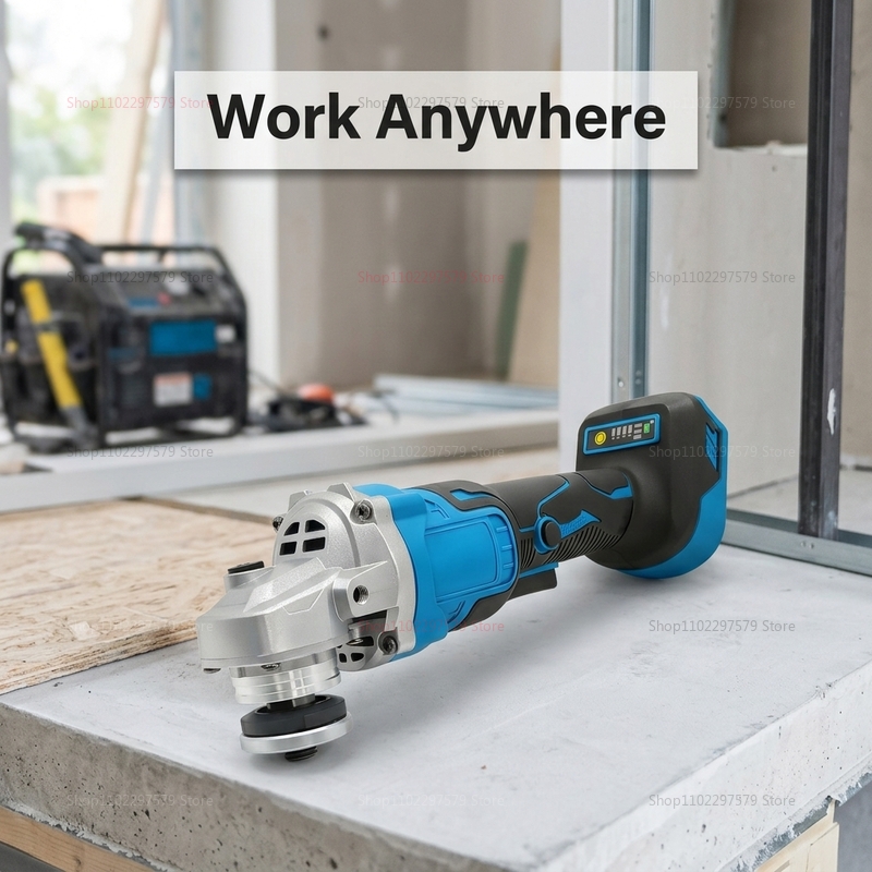 Brushless Angle Grinder Battery Powered - Professioneller 18V Bürstenloser Winkelschleifer, Kabelloser Metall-Schneid-