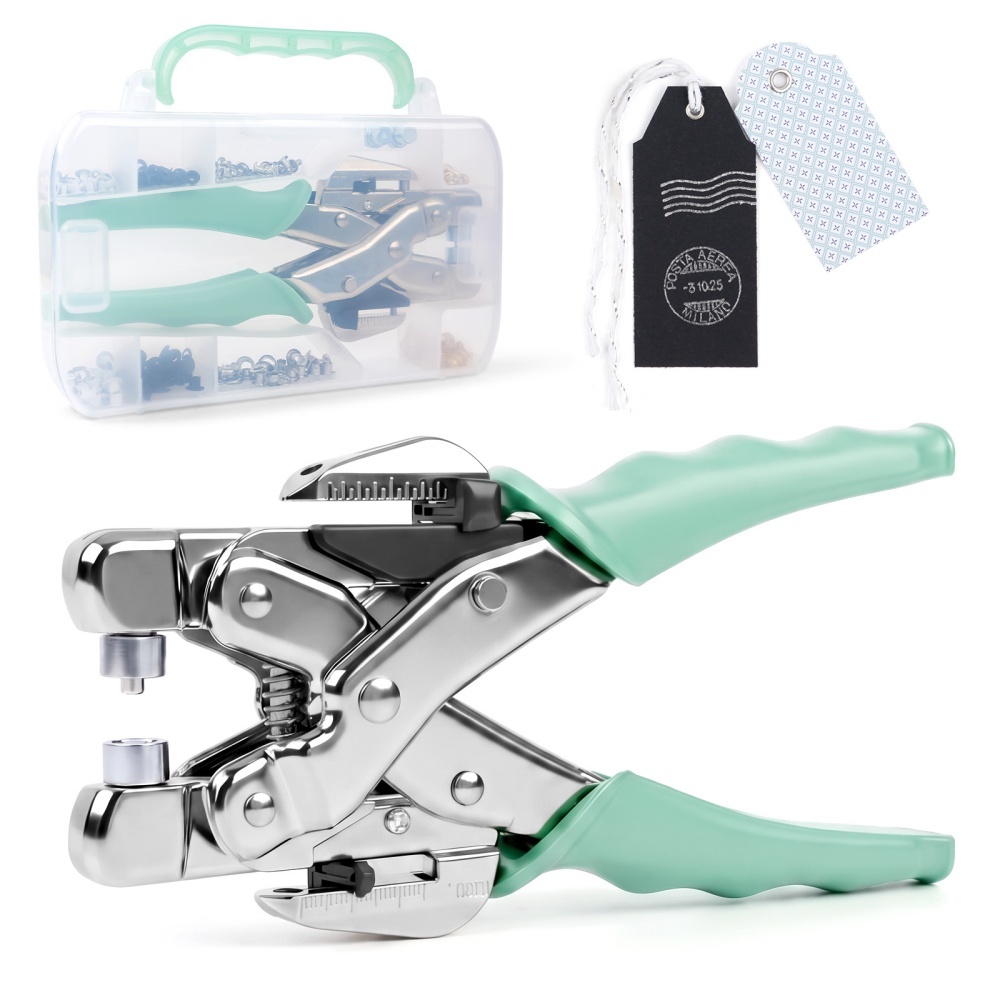 Hand Tools - Ösenwerkzeug-Set, Handlochzange, Schnallenknöpfe, Metallfarbene Zange, Handpresszange,