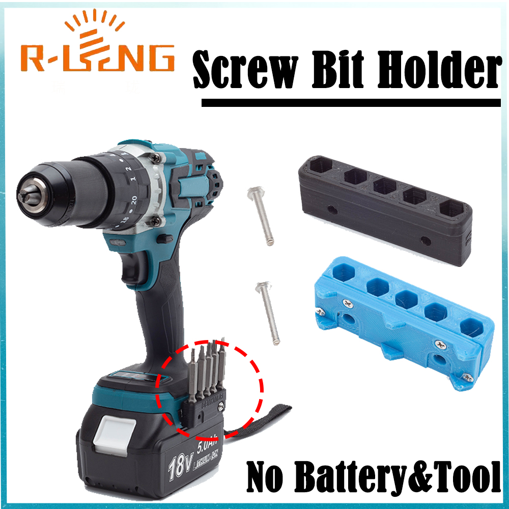 Brushless Cordless Electric Drill 18V - Magnetischer Bithalter, Bohrer-Organizer, 5 Punkte, Bit-Schrauben-Set