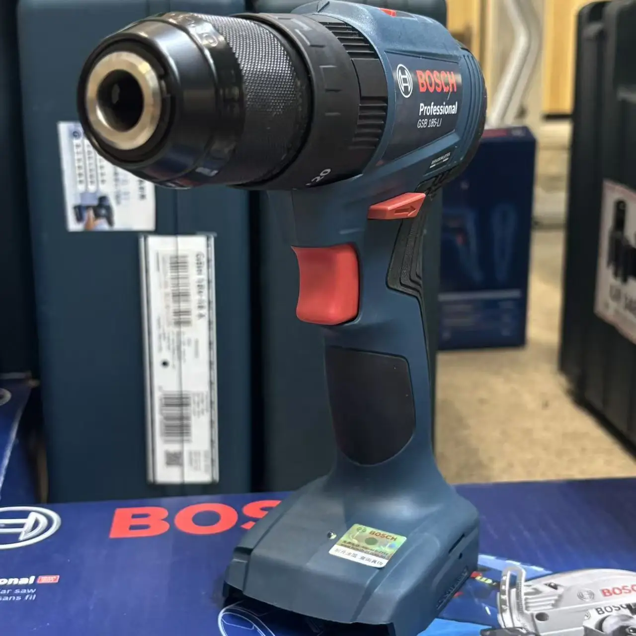 Brushless Cordless Electric Drill 18V - BOSCH GSB 185-LI Bürstenloser Akku-Schlagbohrschrauber 18V