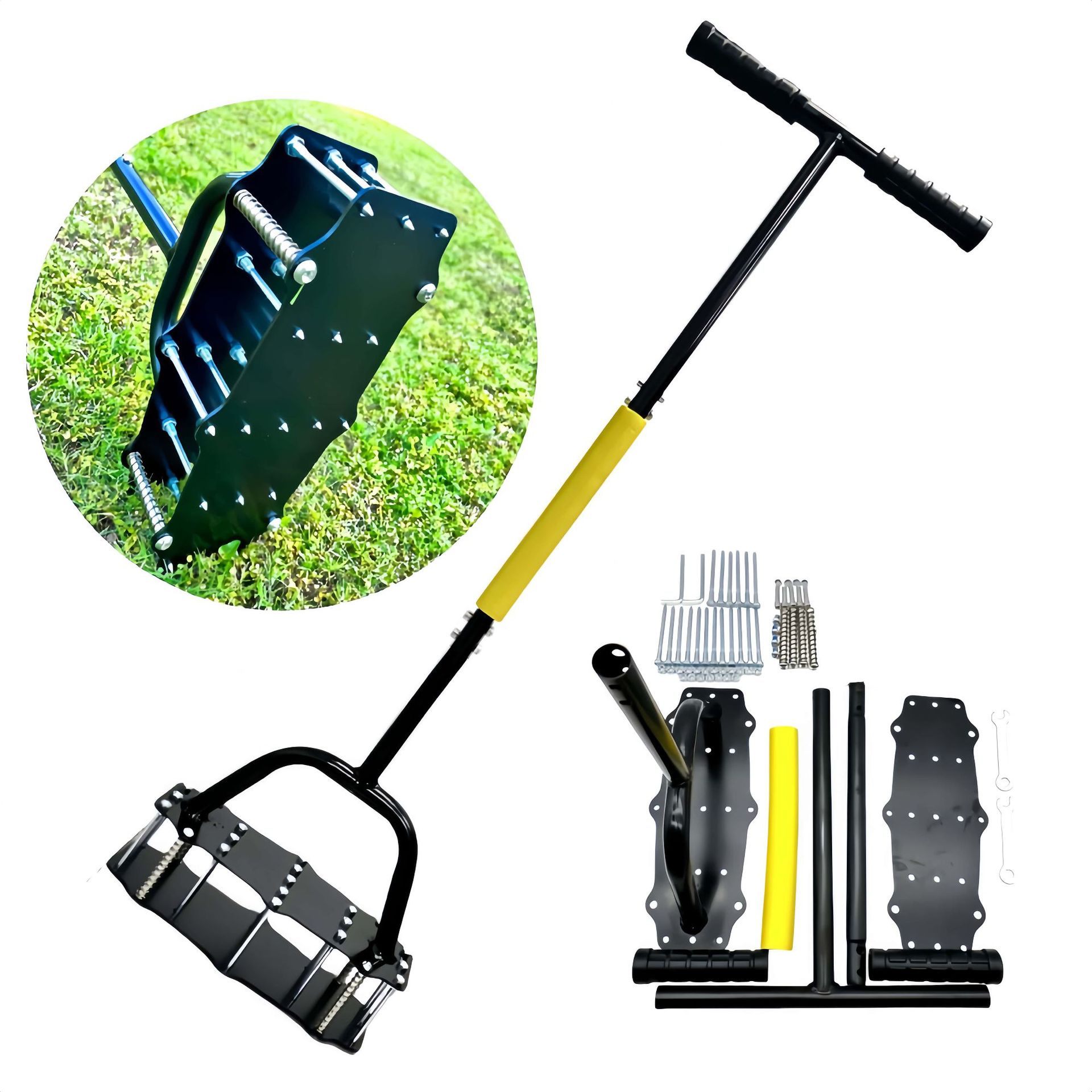 Garden Tools - Industrieller manueller Bodenwender mit Federmechanismus, arbeitssparender