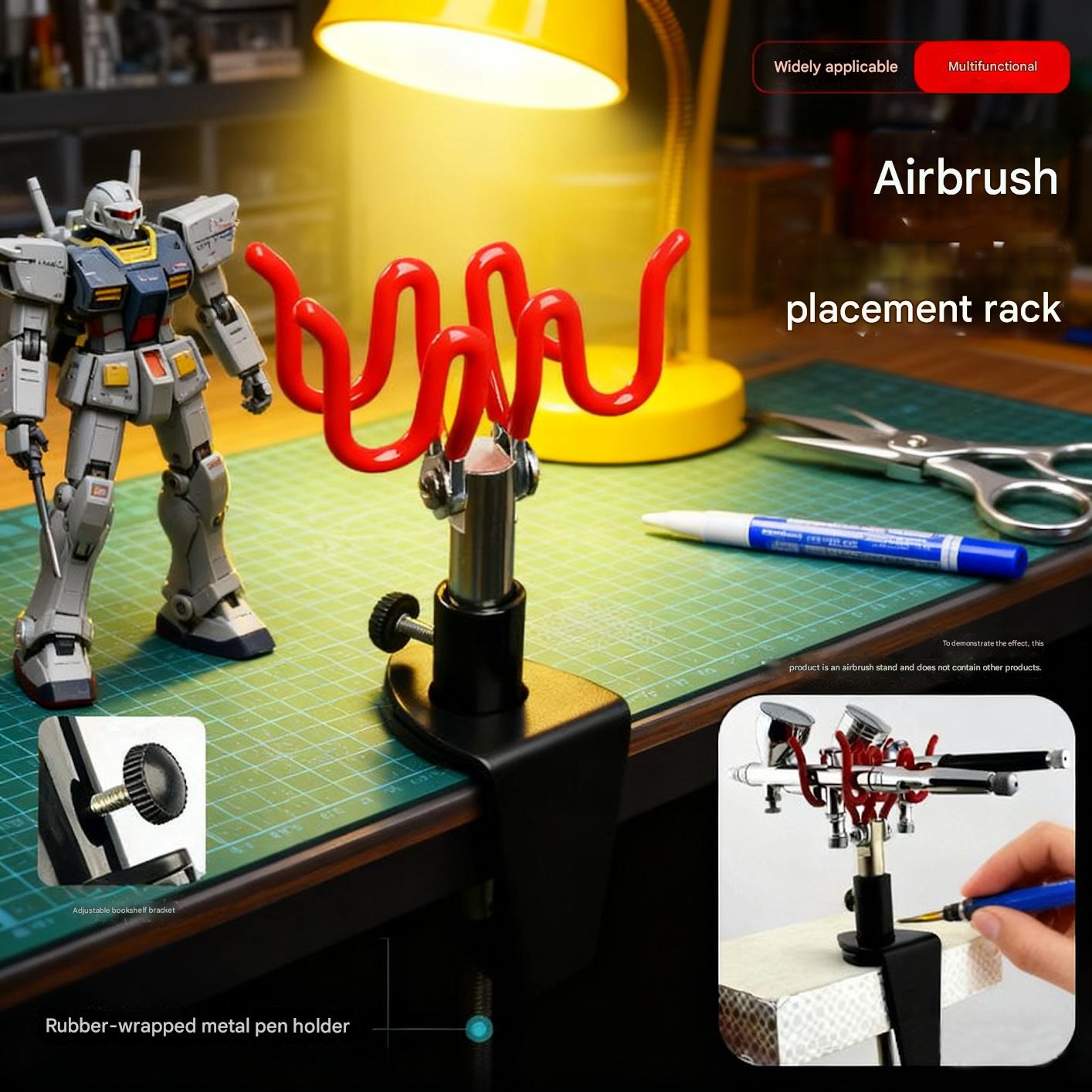 Airbrush Kit With Mini Compressor - Airbrush-Halterung Schwerkraft-Ständer-Set für Airbrush-Spritzpistole mit 2