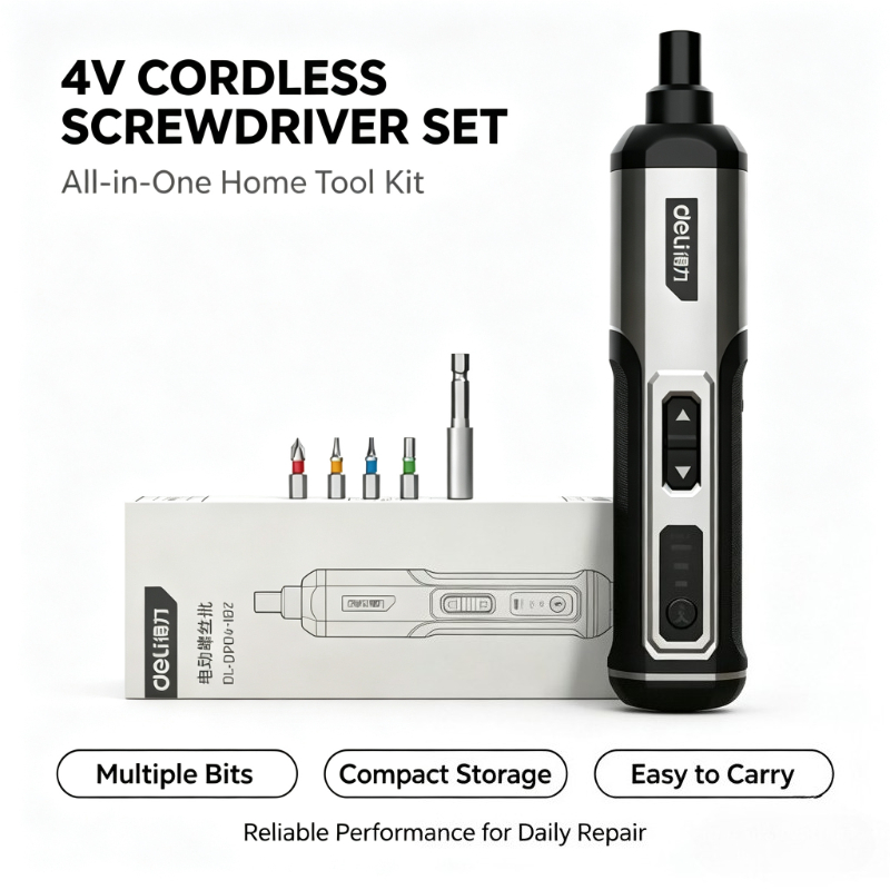 Electric Screwdriver Rechargeable Usb - Deli 4V 3-Gang Akku-Elektroschrauber-Set 2000mAh Wiederaufladbar