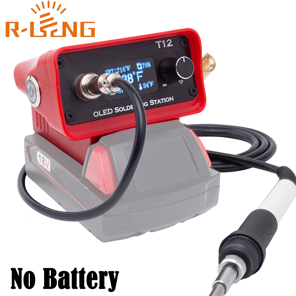 Digital Soldering Station T12 - OLED T12 Lötkolbenstation, verstellbare Schweißstation für
