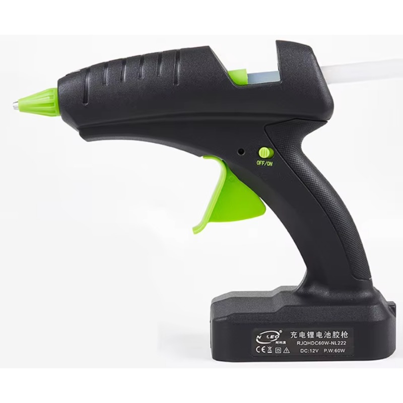 Hot Melt Glue Gun Cordless - 60W 12V Kabellose Heißklebepistole, wiederaufladbares elektrisches