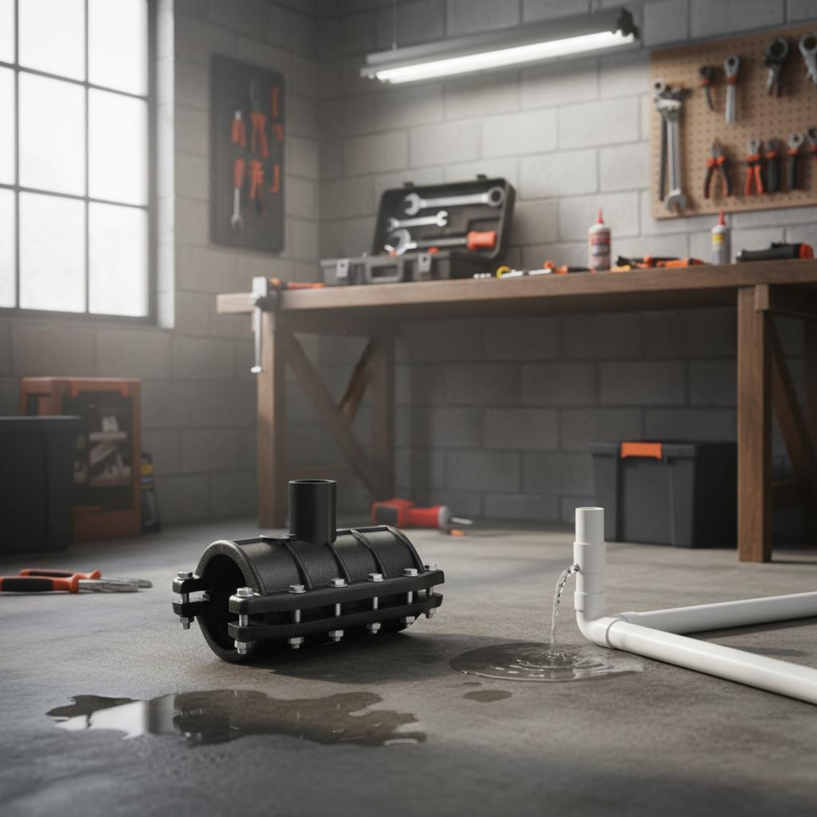 Plumbing - Schnellreparatur-Rohrverbinder, druckbeständig, Leckreparatur, Sattelklemme, Sanitär-Hardware, langlebig