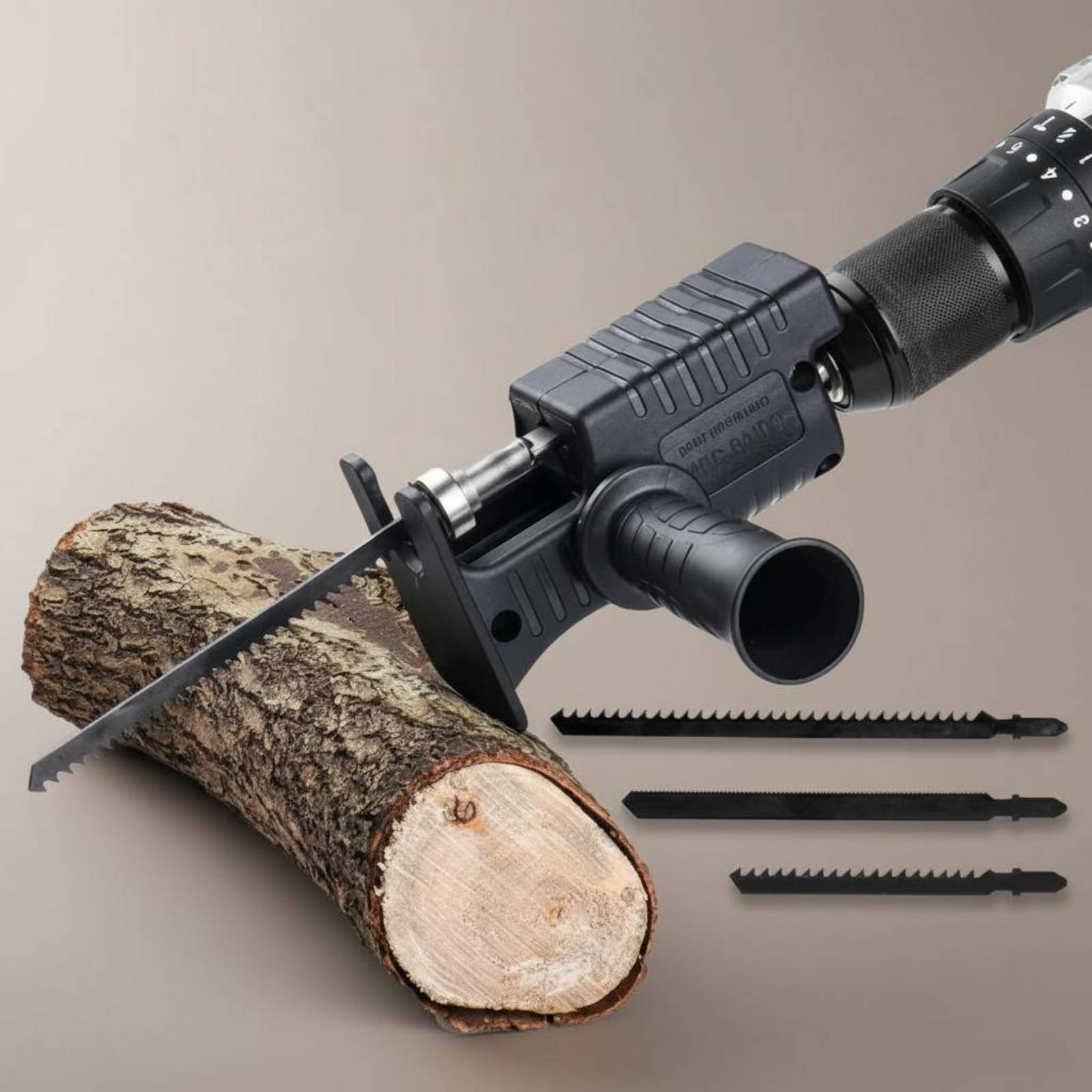 Reciprocating Saw Attachment Drill - Bohrer-zu-Sägen-Adapter für Holzschnitt, Bohrsägenaufsatz, Elektrowerkzeug-Zubehör, Langlebig
