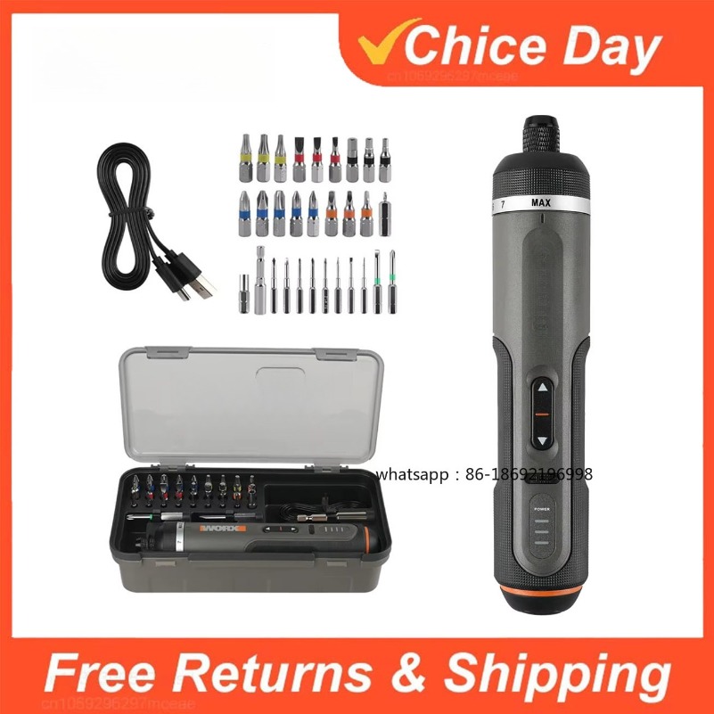 Electric Screwdriver Rechargeable Usb - 30-teiliges Set Elektrowerkzeuge WX242 Elektrischer Schraubendreher-Satz