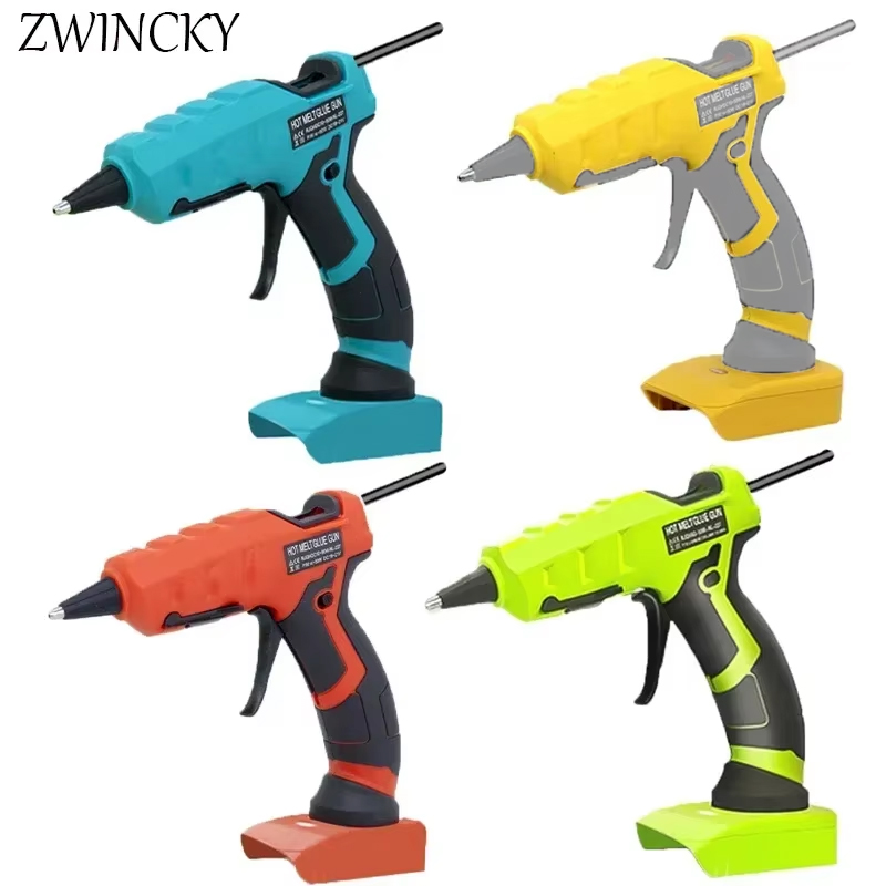 Hot Melt Glue Gun Cordless - Heißklebepistole für Makita/DEWALT/BlackDecker/Milwaukee/Bosch 18V Lithium-Akku Elektrisches