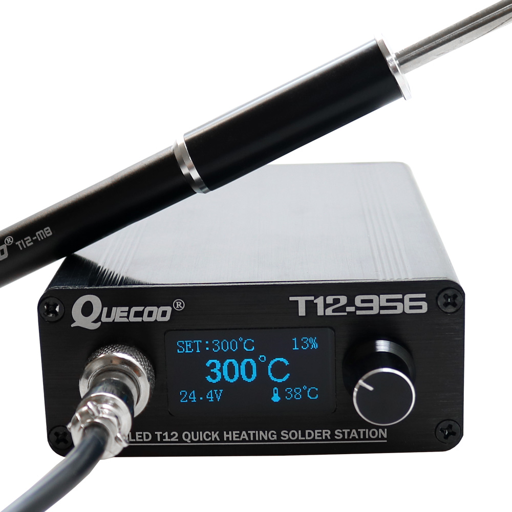 Digital Soldering Station T12 - QUECOO T12-956 Löten Digital Station Elektronische