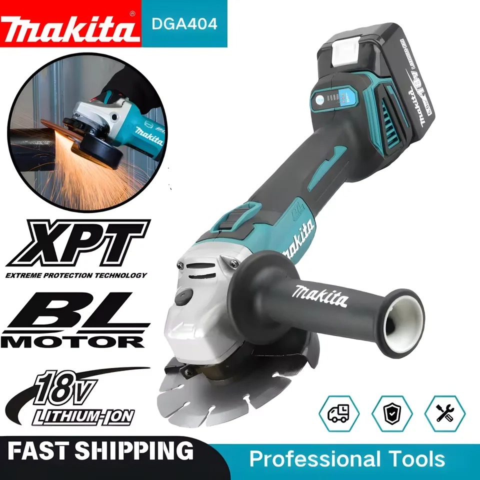 Brushless Angle Grinder Battery Powered - Makita DGA404 125mm Bürstenloser Akku-Winkelschleifer Handgeführtes