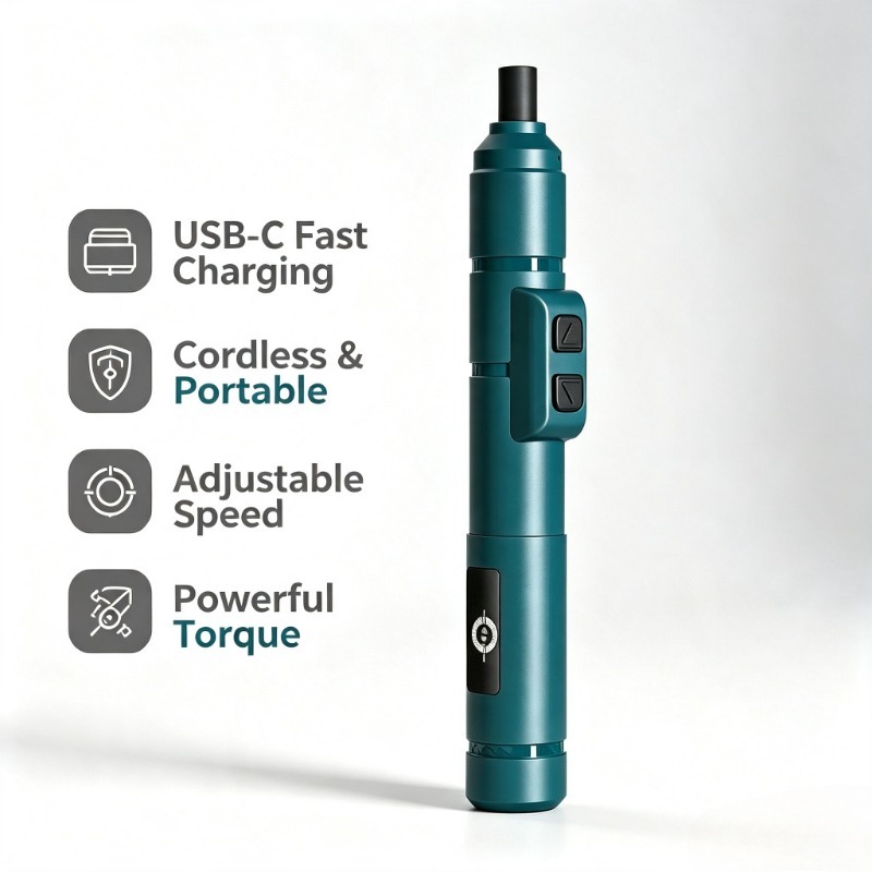 Electric Screwdriver Rechargeable Usb - 3,6V Mini Elektrischer Handbohrer Kabelloser Wiederaufladbarer