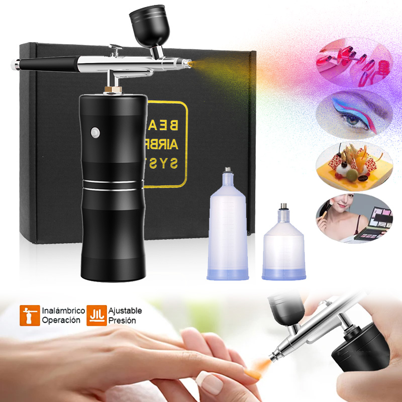 Airbrush Kit With Mini Compressor - Sauerstoff Spray Mini Luft Kompressor Kit