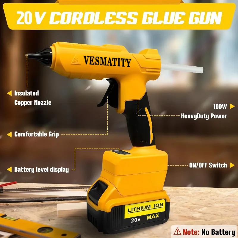 Original Kabellose Elektrische – Hot Melt Glue Gun Cordless Bewertung und Preis