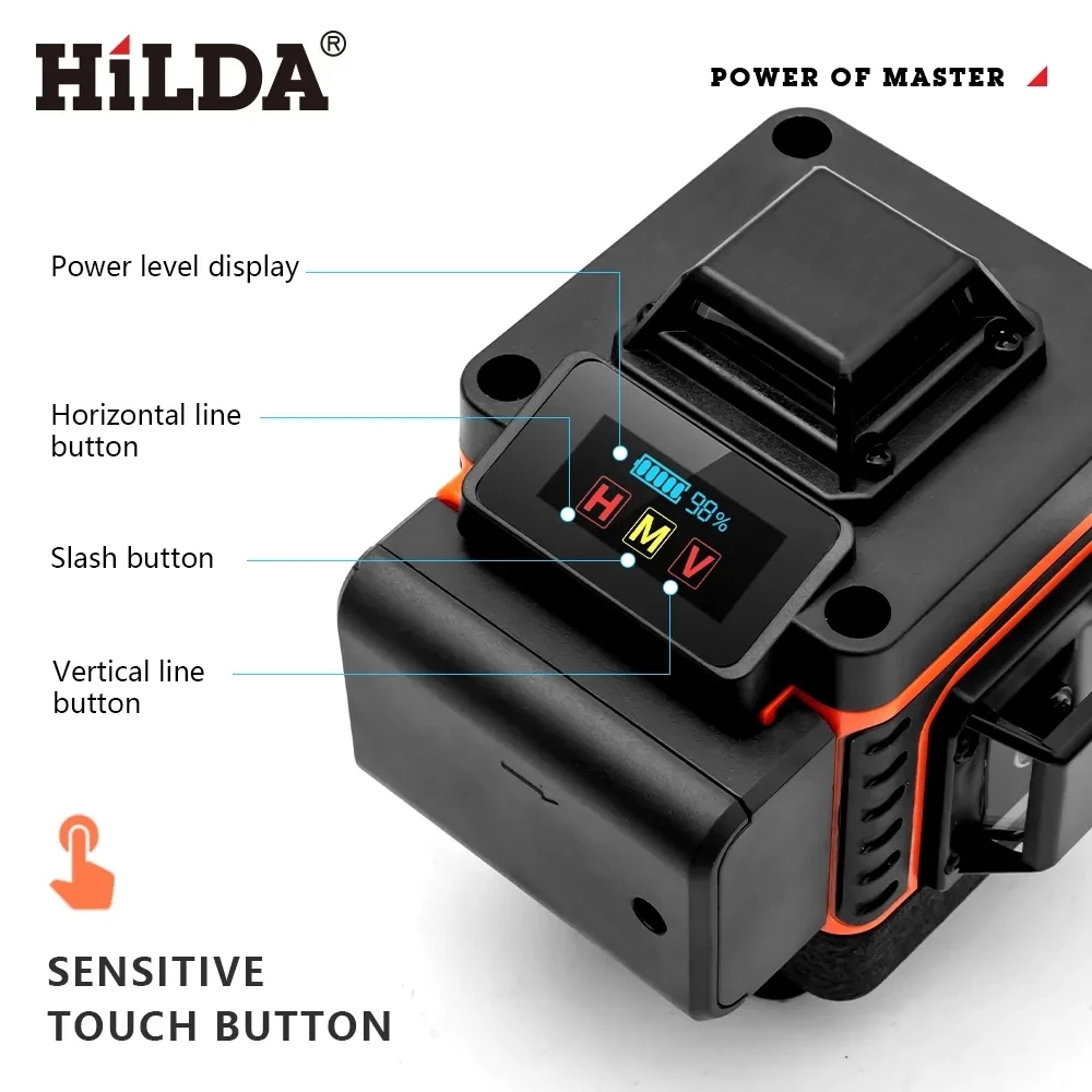 HILDA 16/12 Linien 4D-Laser-Wa – Laser Level 16 Lines 4D Green Bewertung und Preis