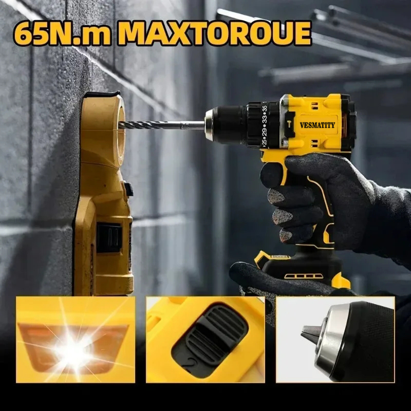DCD805 Bürstenloser Schlagbohr – Brushless Cordless Electric Drill 18V Bewertung und Preis