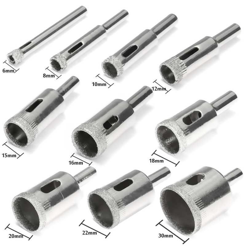 10/15 stücke Set Fliesen bohre – Reciprocating Saw Attachment Drill Bewertung und Preis