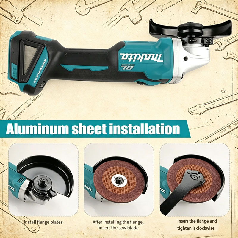 Makita DGA504 18V 6.0Ah 125mm  – Brushless Angle Grinder Battery Powered Bewertung und Preis