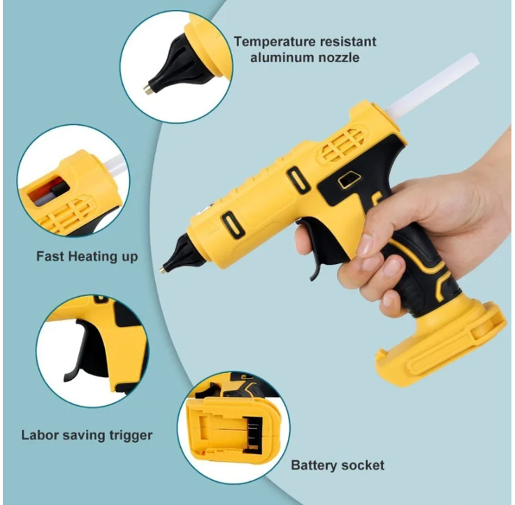 Schnurlose elektrische Hand-He – Hot Melt Glue Gun Cordless Bewertung und Preis