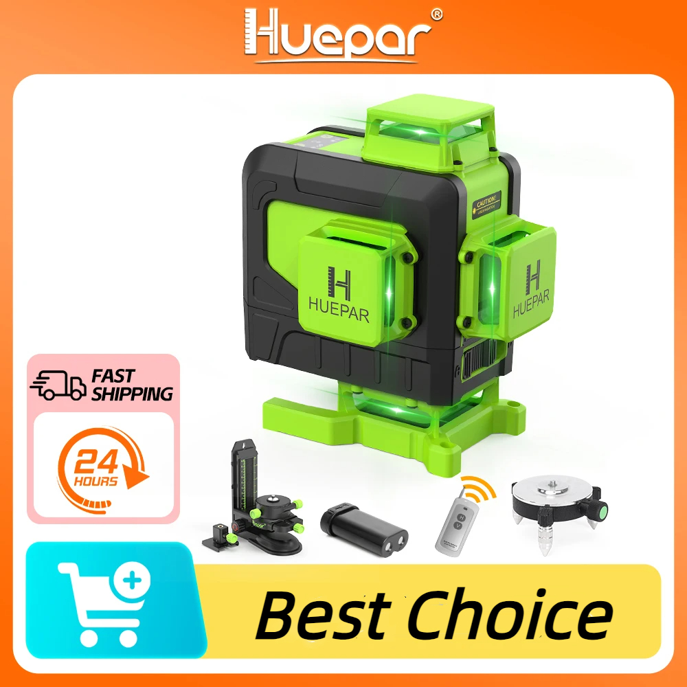 Huepar 16-Linien-4D-Laser-Nive – Laser Level 16 Lines 4D Green Bewertung und Preis