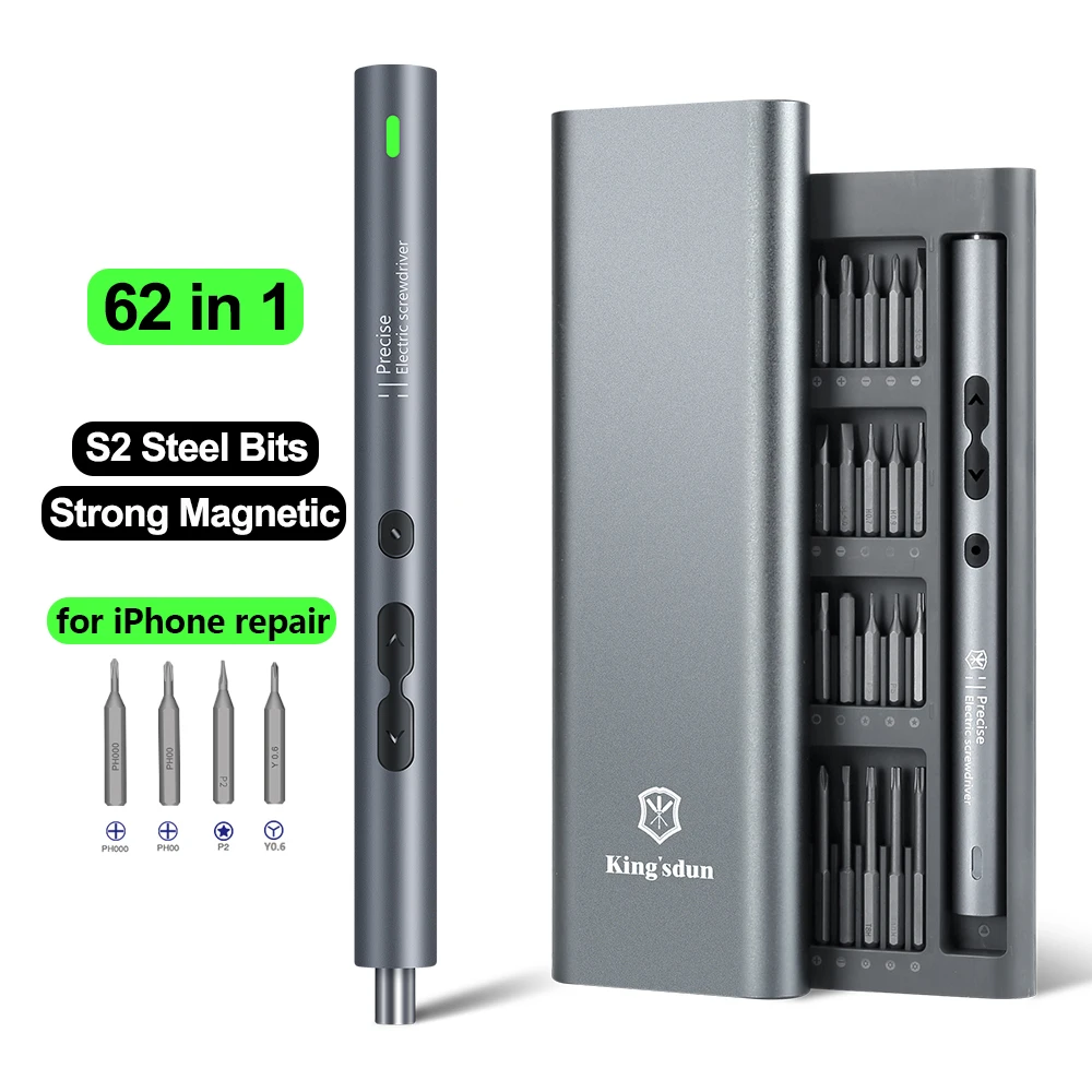 62/6-in-1-Präzisions-Elektrosc – Electric Screwdriver Rechargeable Usb Bewertung und Preis