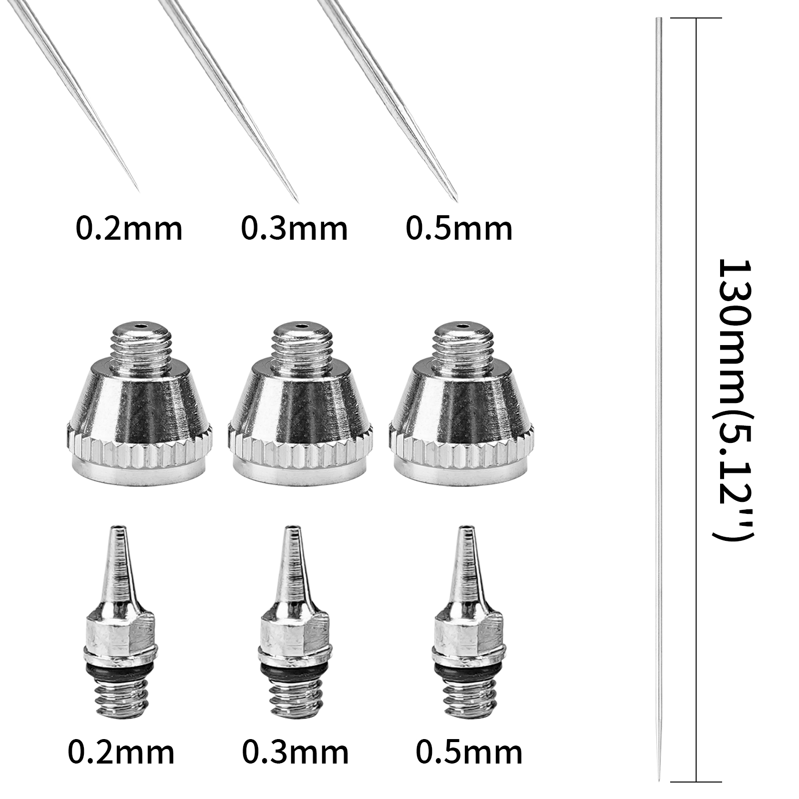 1/3-teiliges Set 0,2/0,3/0,5 m – Airbrush Kit With Mini Compressor Bewertung und Preis