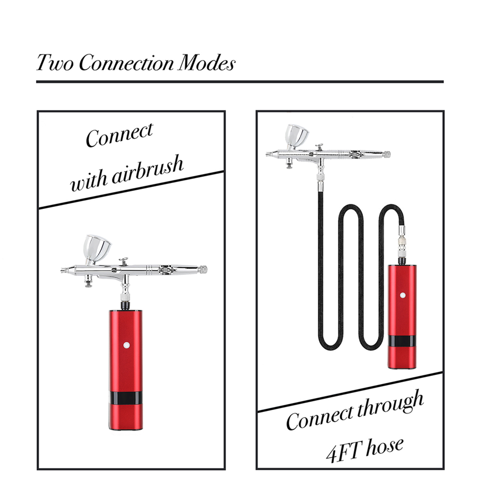 Tragbares automatisches Luftbü – Airbrush Kit With Mini Compressor Bewertung und Preis