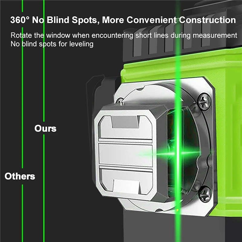 8/12/16 Linien Laser Level 4D  – Laser Level 16 Lines 4D Green Bewertung und Preis