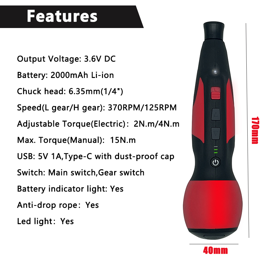 Mini-Elektro schrauben dreher  – Electric Screwdriver Rechargeable Usb Bewertung und Preis