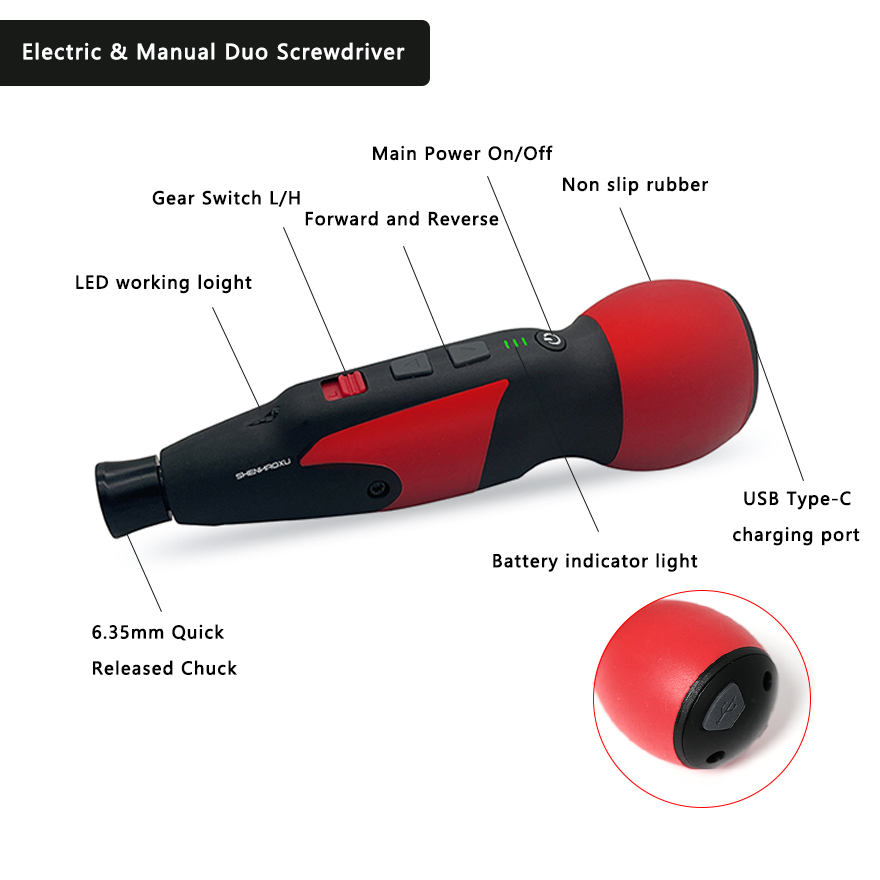 Mini-Elektro schrauben dreher  – Electric Screwdriver Rechargeable Usb Bewertung und Preis