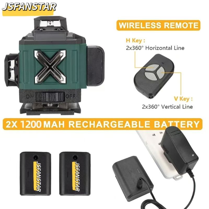 ATV4in1 Batteriebetriebenes Ei – Laser Level 16 Lines 4D Green Bewertung und Preis