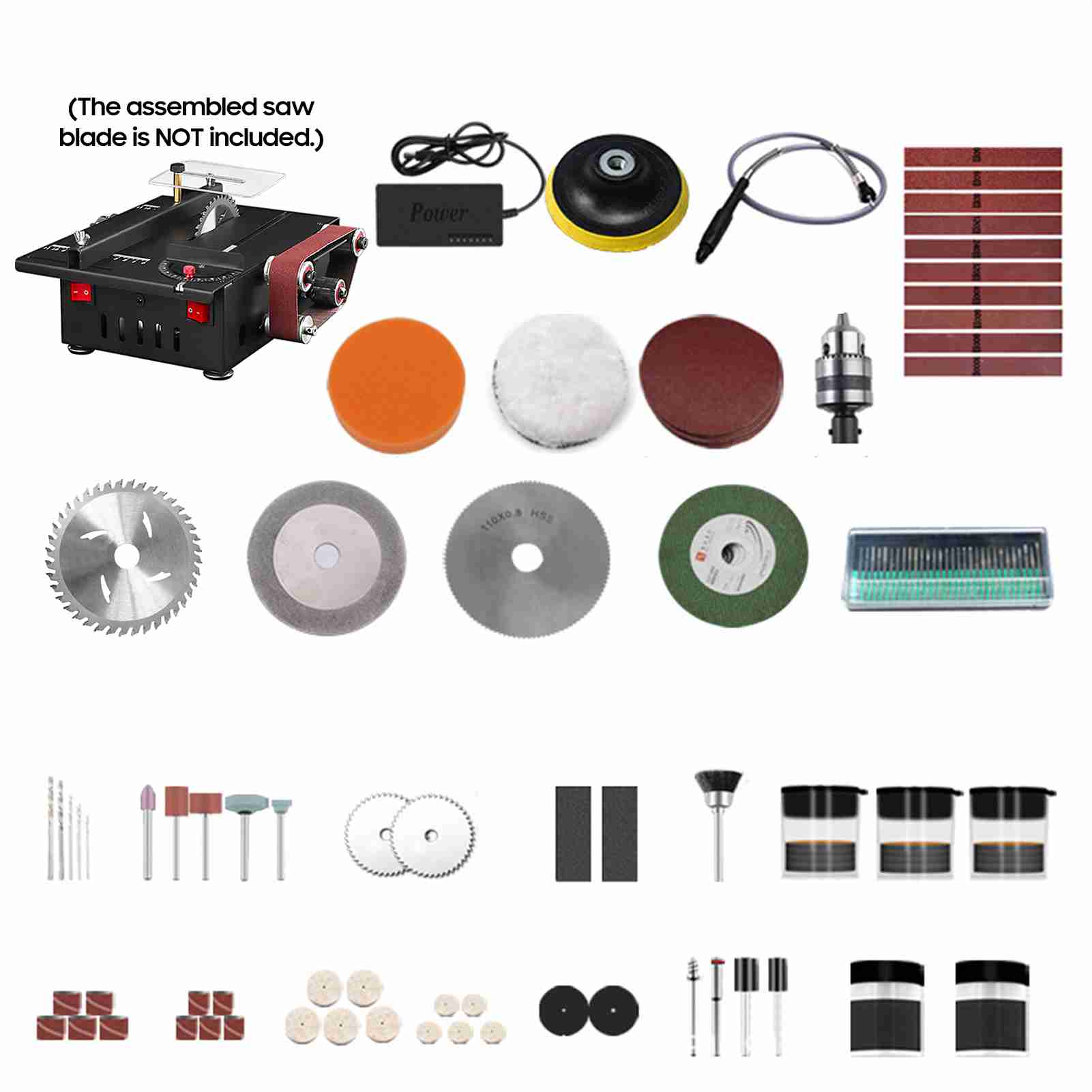 200 W Mini-Tischsäge und Bands – Mini Table Saw For Woodworking Bewertung und Preis