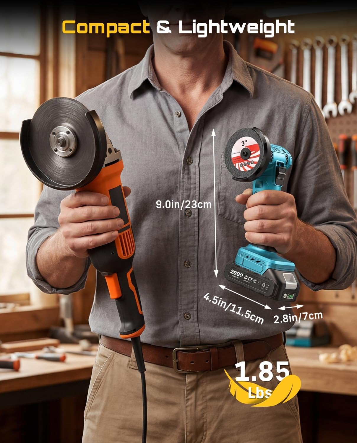 SEESII Kabelloser Mini-Winkels – Brushless Angle Grinder Battery Powered Bewertung und Preis