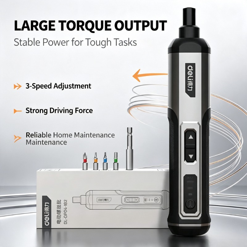 Deli 4V 3-Gang Akku-Elektrosch – Electric Screwdriver Rechargeable Usb Bewertung und Preis
