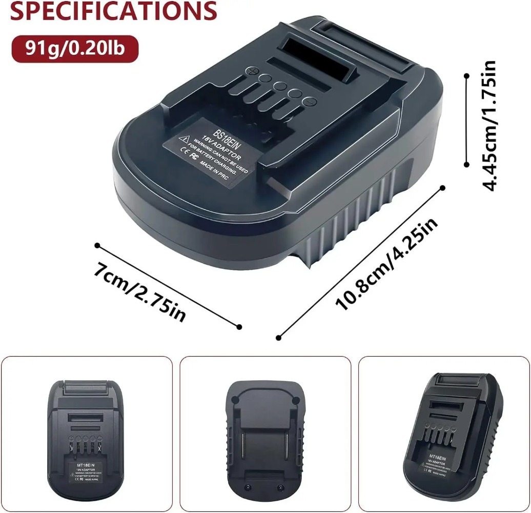 BS18EIN Batterieadapter für Bo – Brushless Cordless Electric Drill 18V Bewertung und Preis