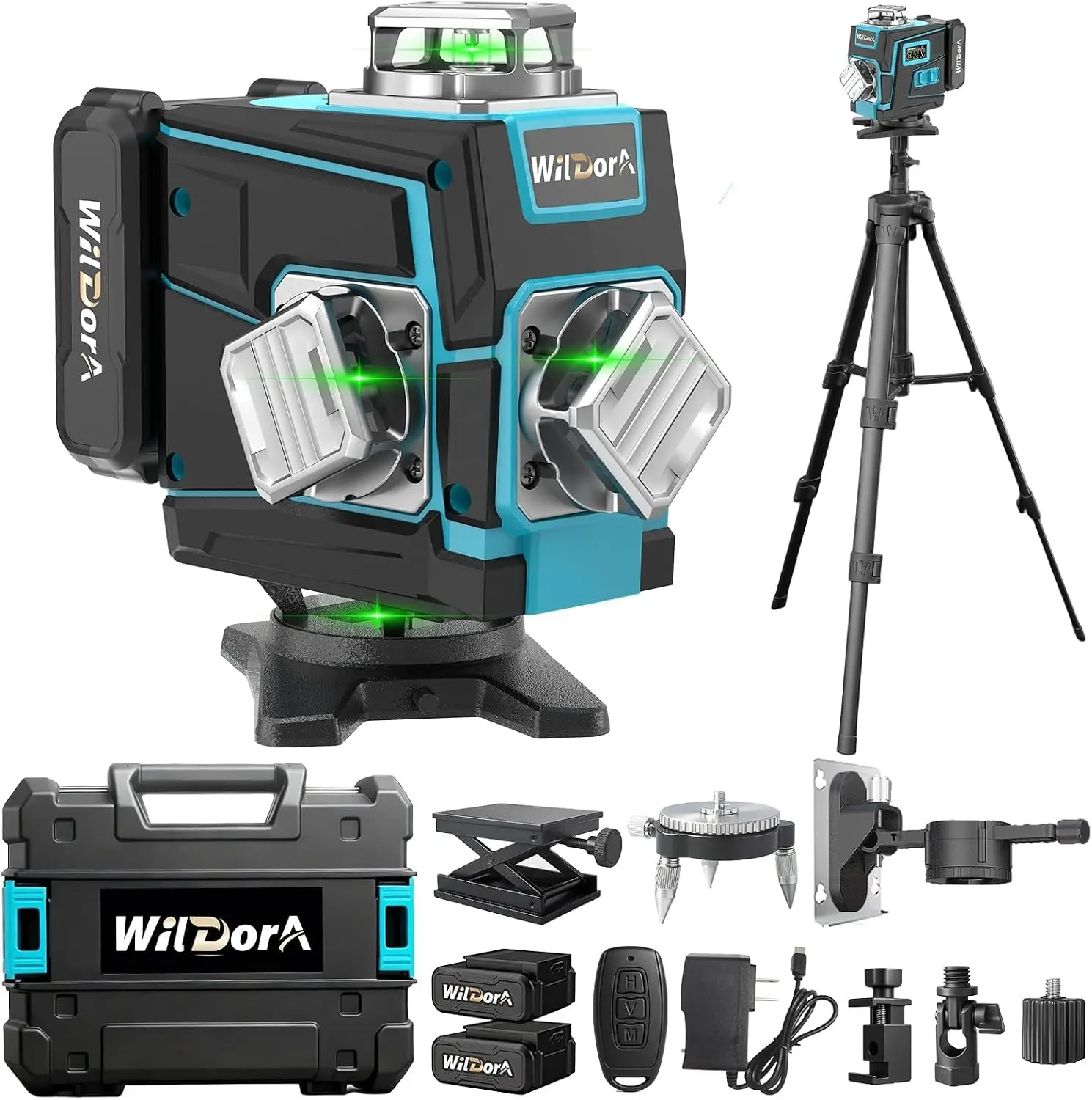 Laser-Nivelliergerät mit Stati – Laser Level 16 Lines 4D Green Bewertung und Preis