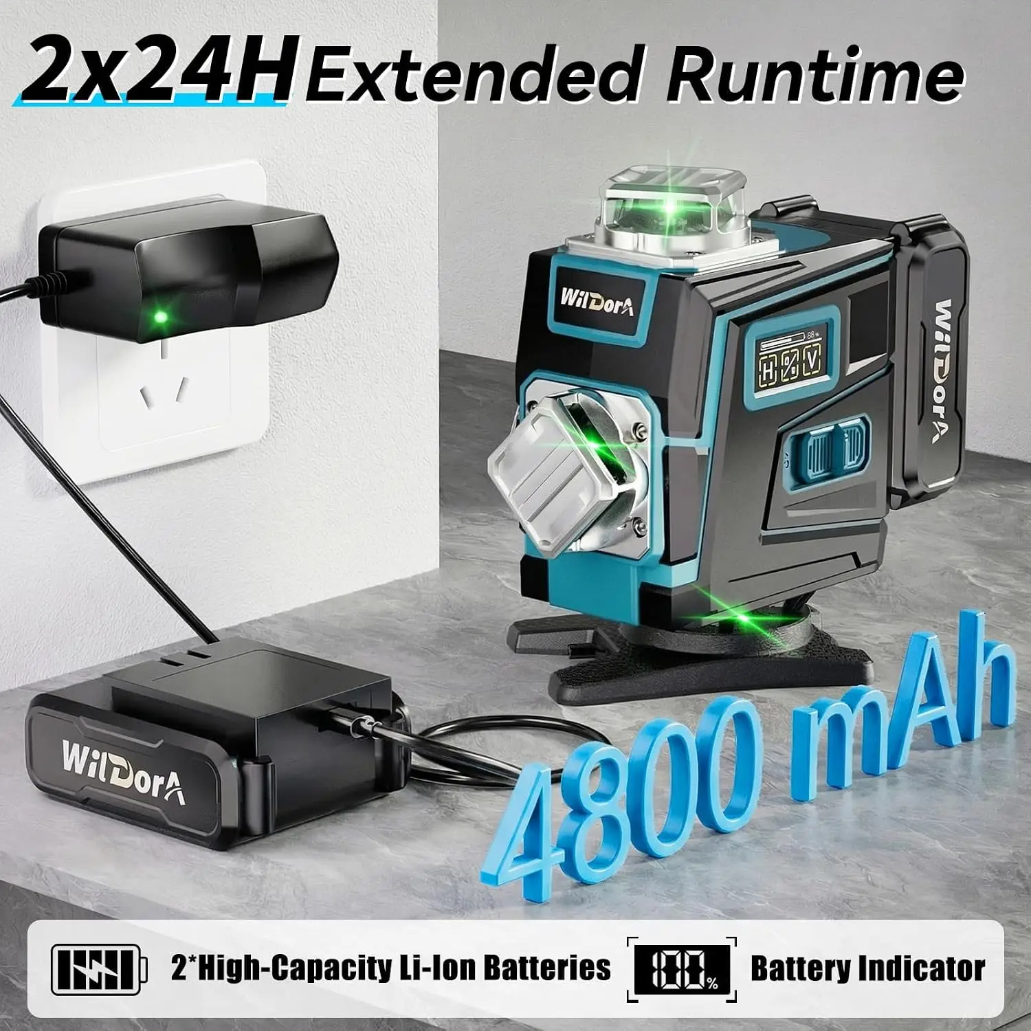 Laser-Nivelliergerät mit Stati – Laser Level 16 Lines 4D Green Bewertung und Preis