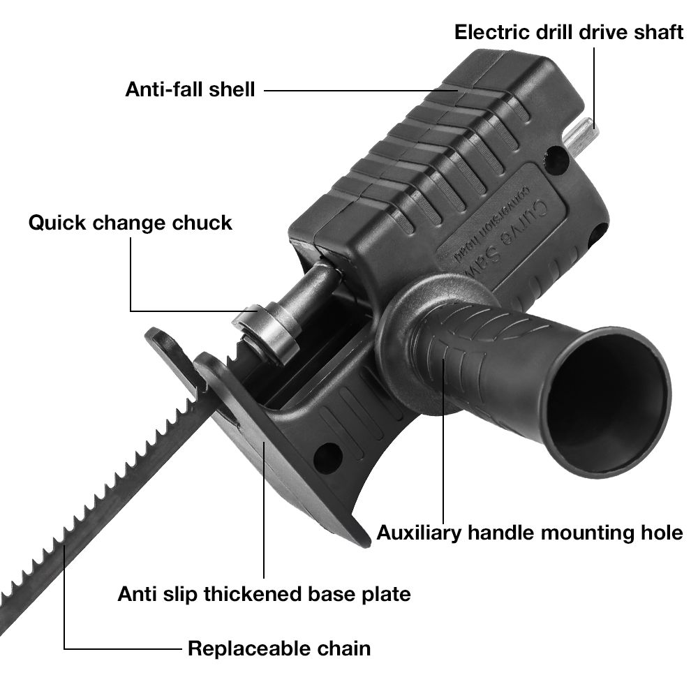 Schnellwechsel-Bohrer-Sägeadap – Reciprocating Saw Attachment Drill Bewertung und Preis