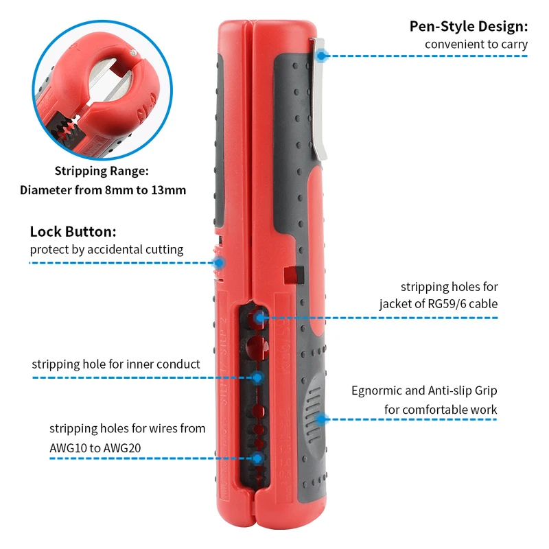 Multifunktionale Kabelabisolie – Automatic Wire Stripper Cutter Bewertung und Preis