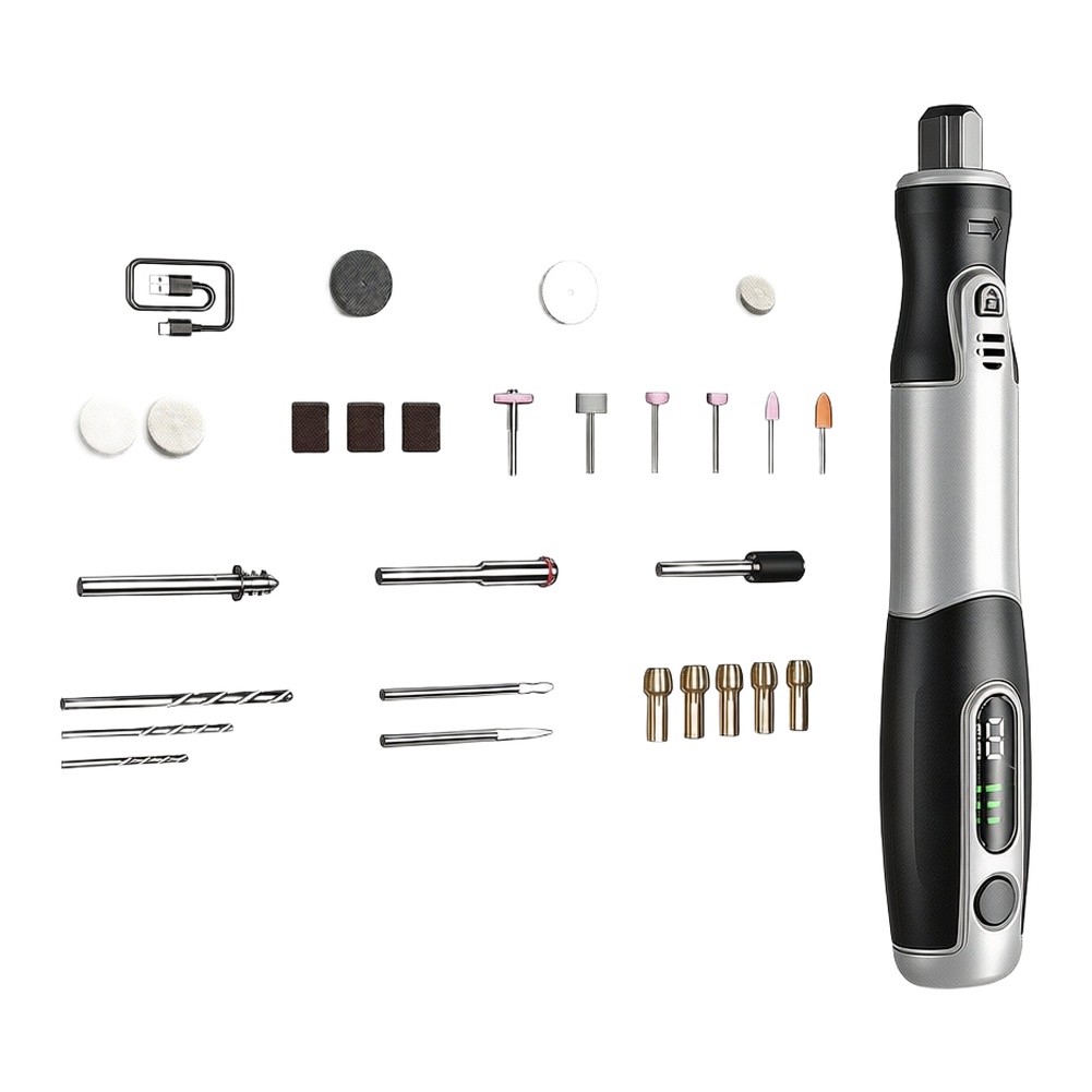 Kabelloses Elektrisches Rotati – Cordless Rotary Tool Kit Accessories Bewertung und Preis
