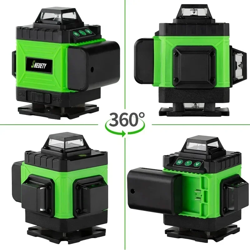 4D 16 Linien Professional 360  – Laser Level 16 Lines 4D Green Bewertung und Preis