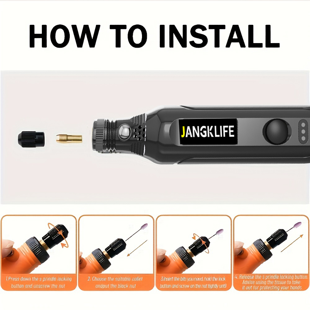 USB-Akku-Drehwerkzeug-Kit Holz – Cordless Rotary Tool Kit Accessories Bewertung und Preis