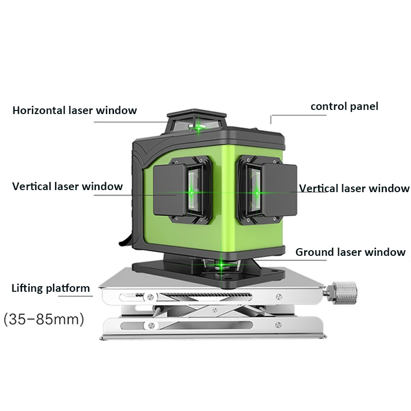Grüne Laserdiode, 16 Linien, 4 – Laser Level 16 Lines 4D Green Bewertung und Preis