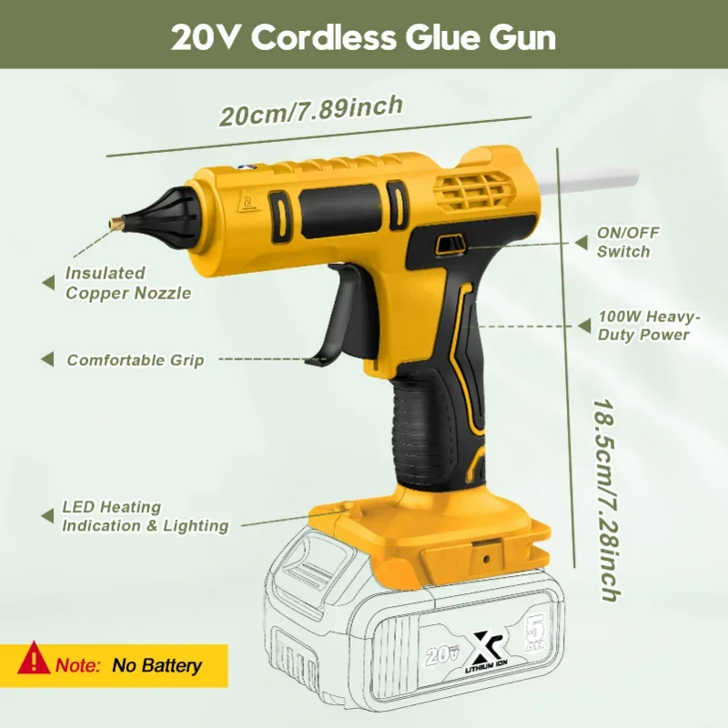 Schnurlose elektrische Hand-He – Hot Melt Glue Gun Cordless Bewertung und Preis