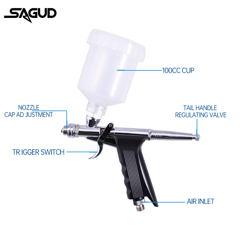 Schwerkraft-Feed Airbrush Dual – Airbrush Kit With Mini Compressor Bewertung und Preis